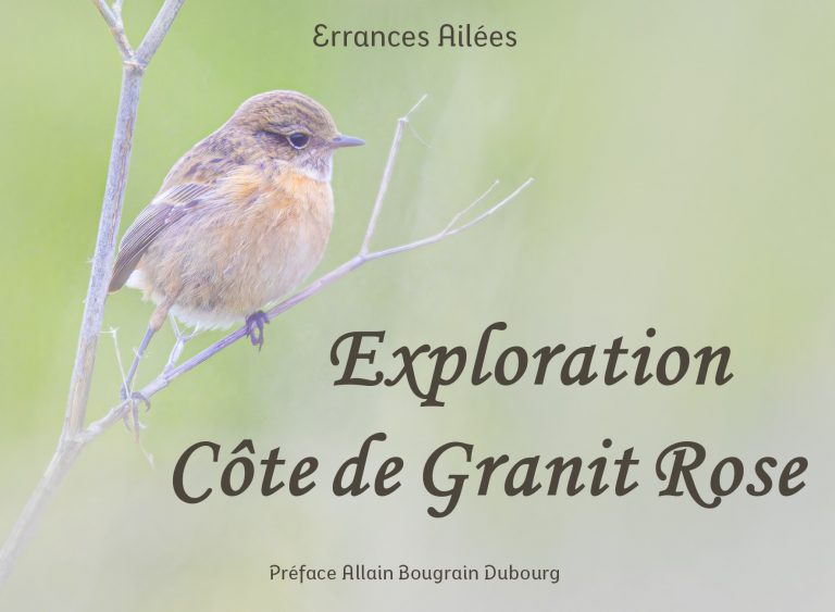 Couverture de livre de photos d'oiseaux: Exploration en Côte de Granit Rose