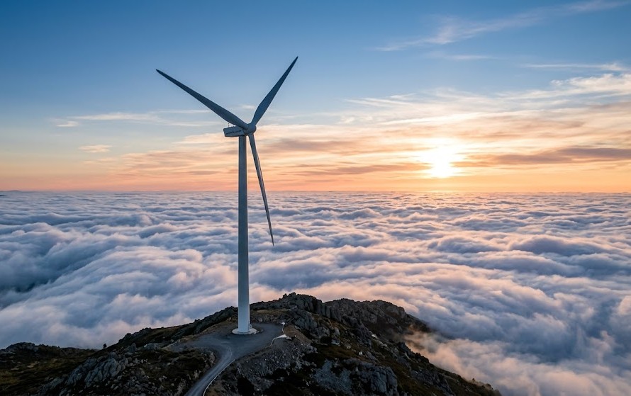 Eolienne nuages